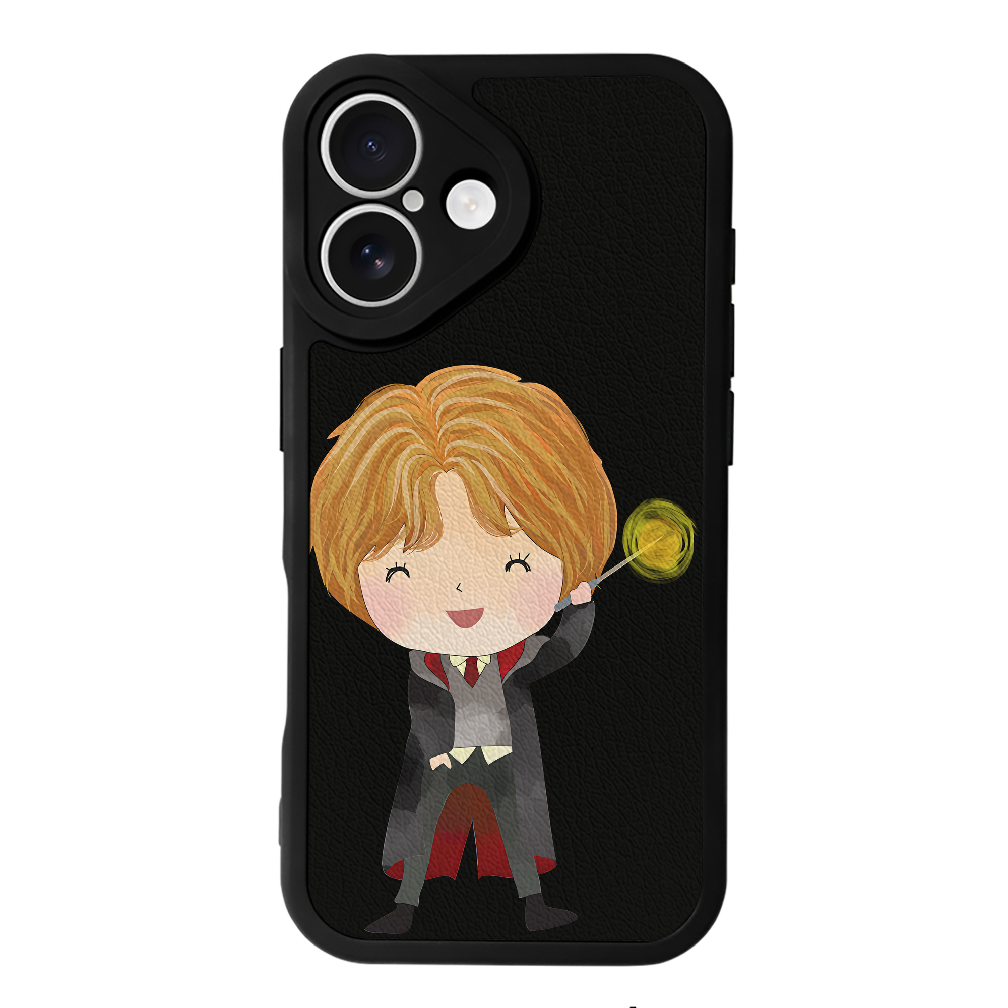 （画像用） Harry Potter ハリー・ポッターシリーズ 【iPhone 16シリーズ対応】シリコンスマホケース（レザー調） 材質：シリコン